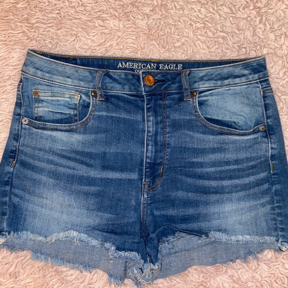 Dark Blue Jean Shorts